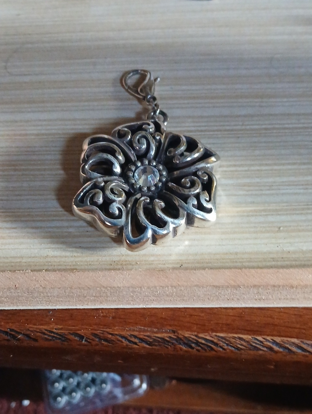 Brighton Silver flower charm Vintage